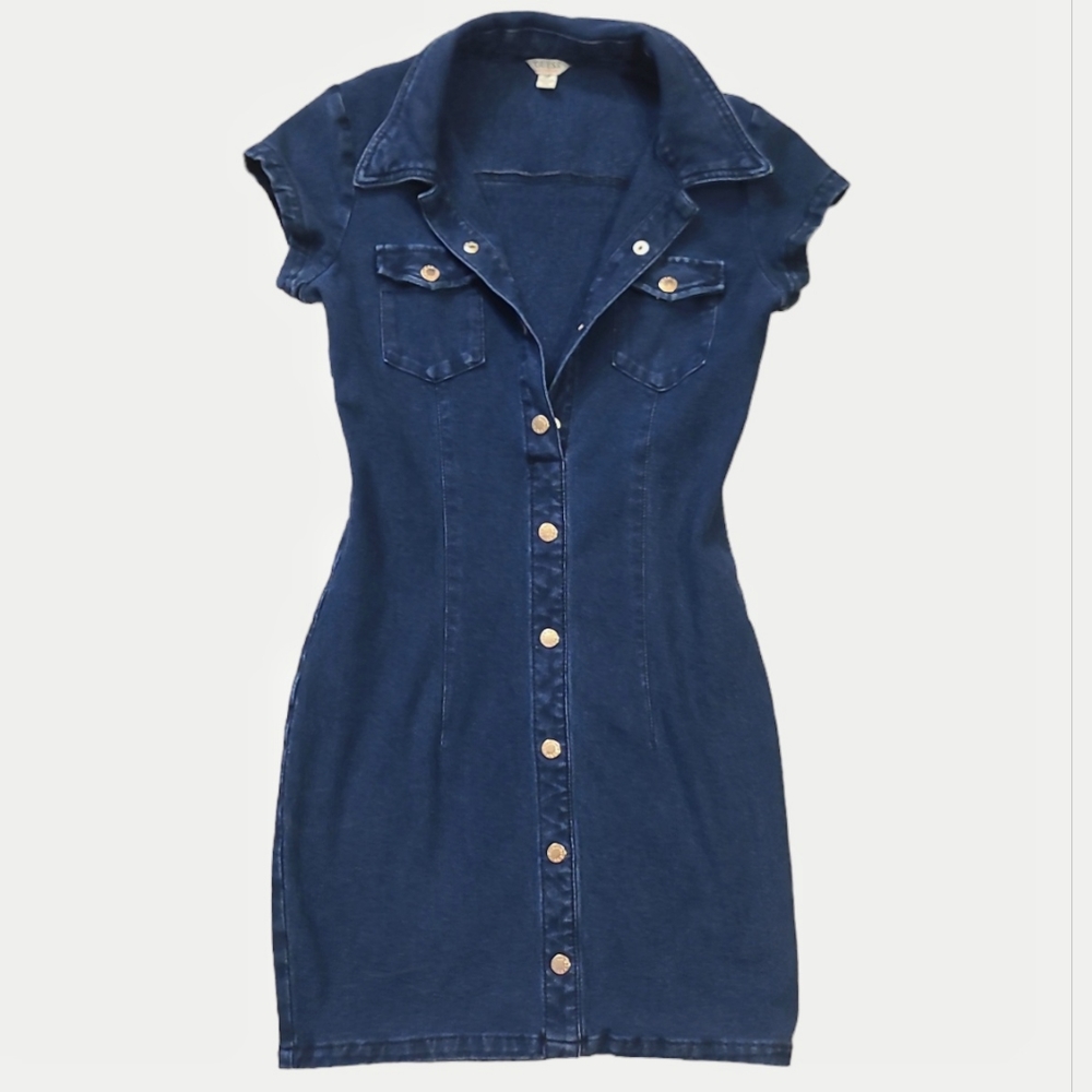 Bodycon Denim Dress by Guess